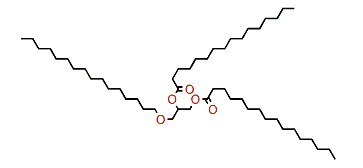 1-O-Hexadecyl-2,3-dihexadecanoyl glycerol